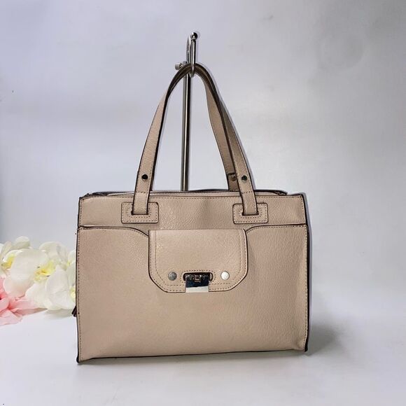 Sole Society Leather Satchel Nude Medium - Picture 2 of 16